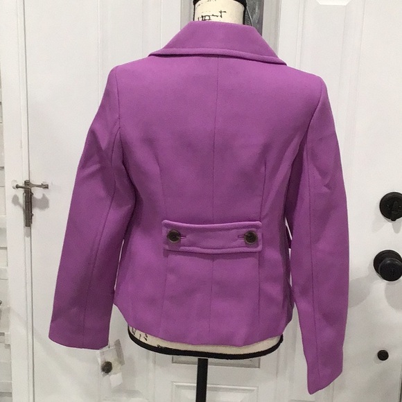 🆕 LIZ CLAIBORNE Double Breasted Blazer Orchid - Picture 8 of 11